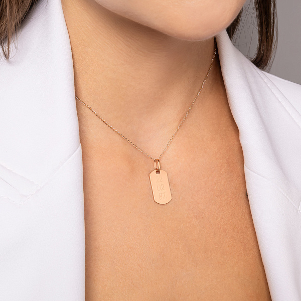 Золотой жетон под гравировку (арт. 4401019) – изображение 3