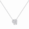 Серебряное колье Змея с дорожкой из фианитов (арт. 7507/2369) – изображение 1