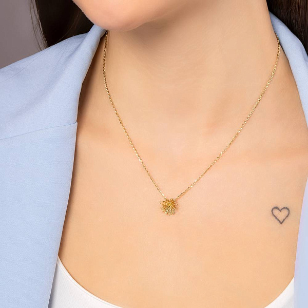 Золоте кольє Francelli (арт. 351538ж) – зображення 3