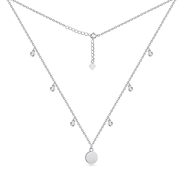 Серебряное колье с подвесками (арт. 7507/1400/10) – изображение 2