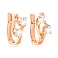 Золотые серьги с фианитами (арт. 110212) – изображение 1