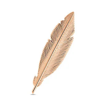 Золота брошка Перо (арт. 360256)