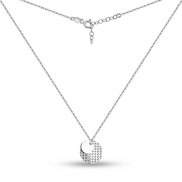 Кольє Монета з білого золота (арт. 352813б) – зображення 2