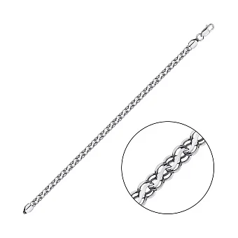 Браслет зі срібла плетіння Струмок (арт. 7909/2076-ч)