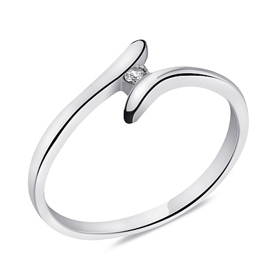 Кольцо из серебра с фианитом (арт. 7501/7002.10)