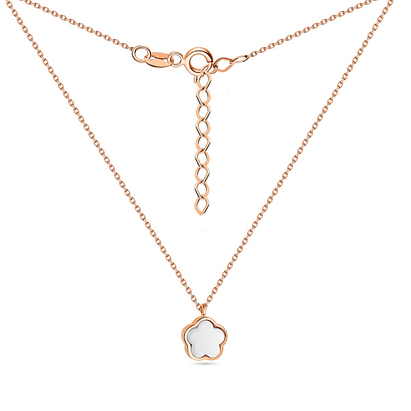 Золоте кольє з перламутром (арт. 352185п) – зображення 2