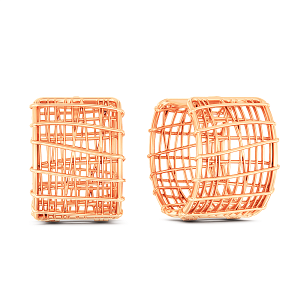 Серьги из красного золота (арт. 111280) – изображение 1