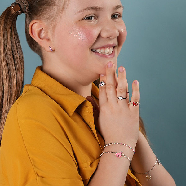 Детский серебряный браслет (арт. 7509/3611ебр) – изображение 7