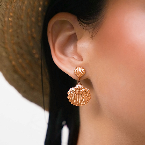 Золотые серьги с подвесками (арт. 1101025) – изображение 5