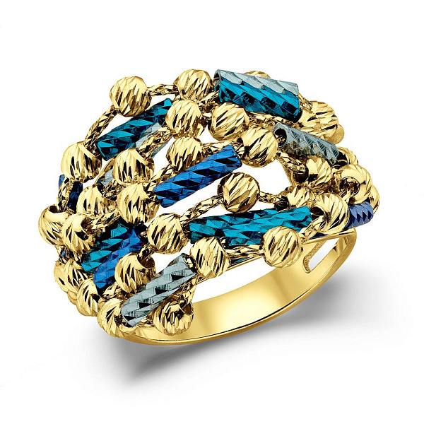 Золотое кольцо Francelli (арт. 156602жсдбрз) – изображение 1