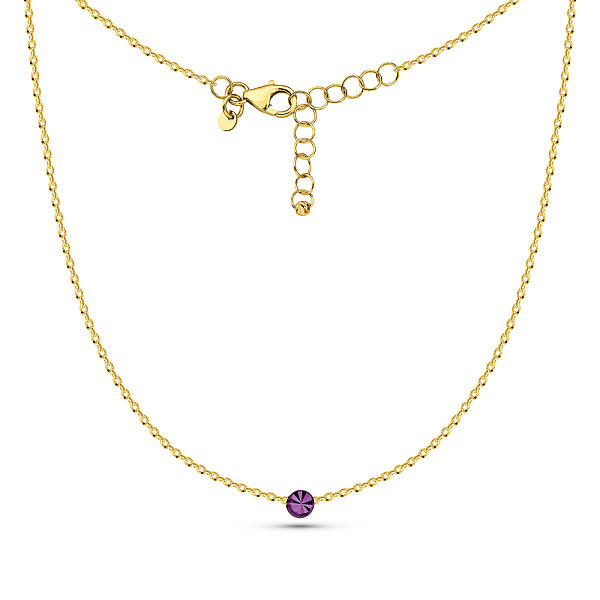 Кольє з жовтого золота Francelli (арт. 352917жф) – зображення 2