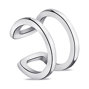 Серебряная серьга-каффа без камней (арт. 7502/51724-ря)