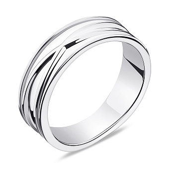 Каблучка срібна без каміння (арт. 7501/6481)