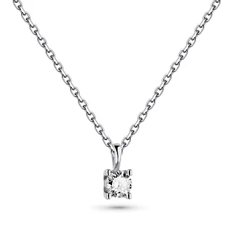 Кольє з золота з одним діамантом (арт. 7108067202)