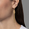 Золотые серьги-подвески Diva (арт. 107599ж) – изображение 2