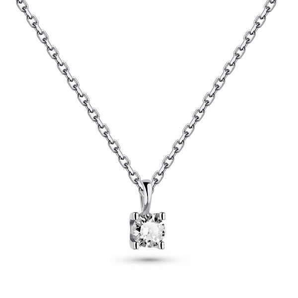 Кольє з золота з одним діамантом (арт. 7108067202) – зображення 1