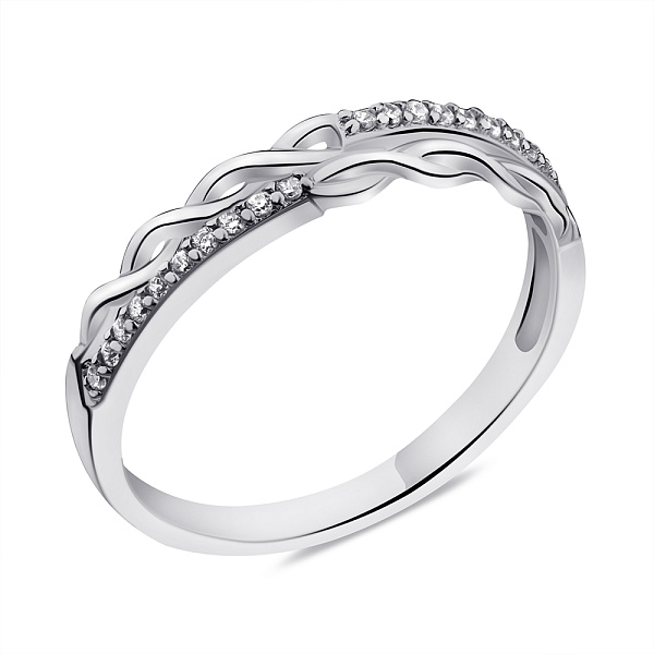 Каблучка зі срібла з фіанітами (арт. 7501/6573) – зображення 1