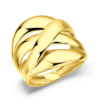 Фото Кольцо из желтого золота (арт. 156048ж)