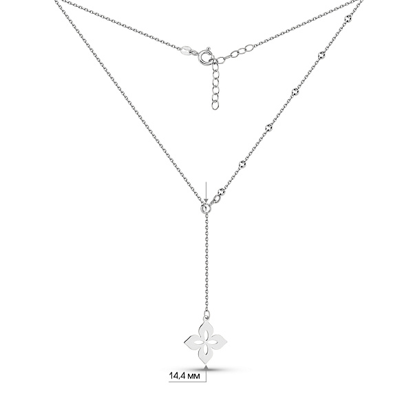 Колье из белого золота (арт. 352617б) – изображение 3