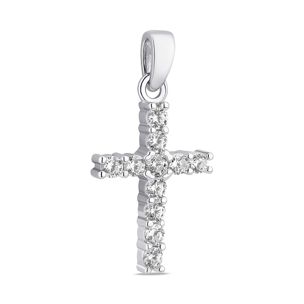 Серебряный Крестик с фианитами (арт. 7503/2449/1) – изображение 1
