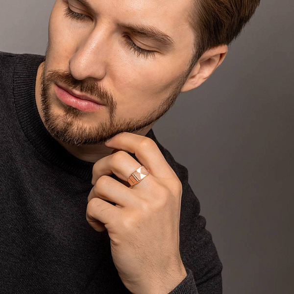 Золотая печатка (арт. 180551) – изображение 3