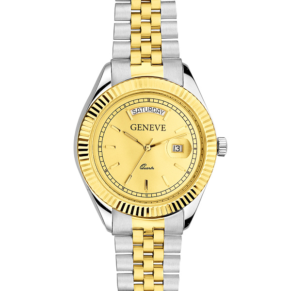 Годинник з білого і жовтого золота (арт. 260247бж) – зображення 2