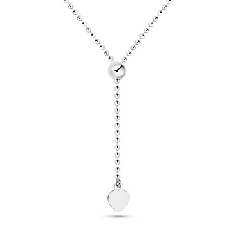 Кольє Fly з білого золота з регулюванням довжини (арт. 352376/1б)