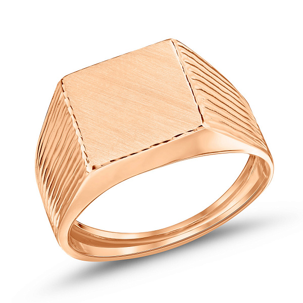 Печатка из красного золота (арт. 180579) – изображение 1