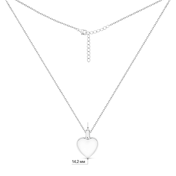 Серебряное колье без камней (арт. 7507/2520) – изображение 3