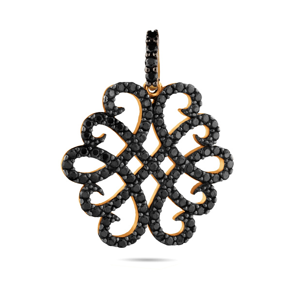 Золота підвіска з фіанітами (арт. 422491жч) – зображення 1