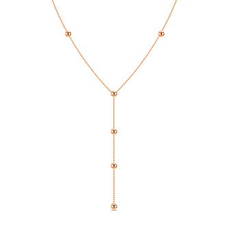 Фото Золотое колье-галстук (арт. 360276)