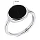 Серебряное кольцо с ониксом (арт. 7501/6792о) – изображение 2