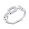 Серебряное кольцо с фианитами (арт. 7501/8516) – изображение 1