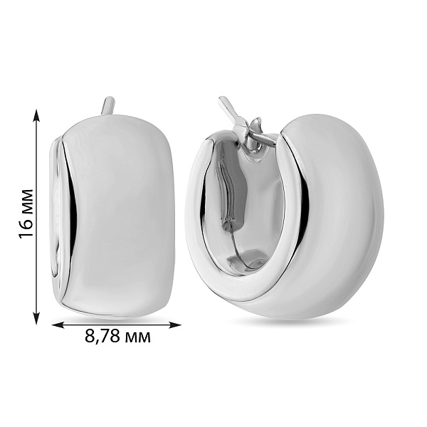 Золоті сережки Francelli (арт. 108018/15б) – зображення 2