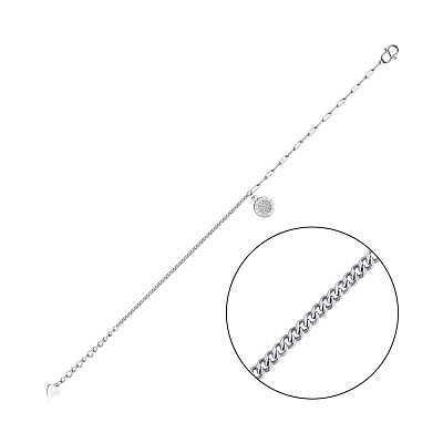 Срібний браслет з фіанітами (арт. 7509/4268)