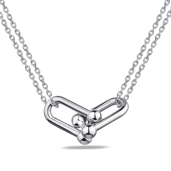 Серебряное колье Trendy Style без камней (арт. 7507/1589) – изображение 1