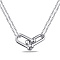 Серебряное колье Trendy Style без камней (арт. 7507/1589)