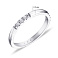 Срібна каблучка з фіанітами (арт. 7501/19082р) – зображення 2