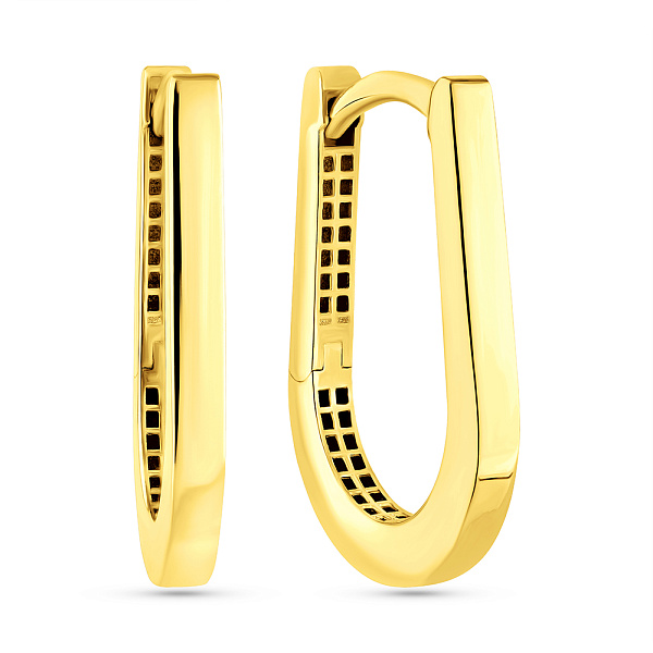 Сережки з жовтого золота (арт. 1091312/15ж) – зображення 1