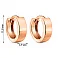 Сережки-кільця з червоного золота (арт. 110448) – зображення 4
