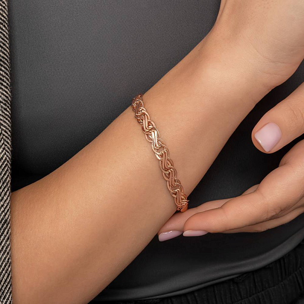 Браслет из красного золота (арт. 322758) – изображение 2