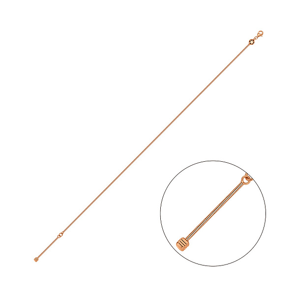 Золотой браслет на ногу с подвесной частью (арт. 326309н) – изображение 1