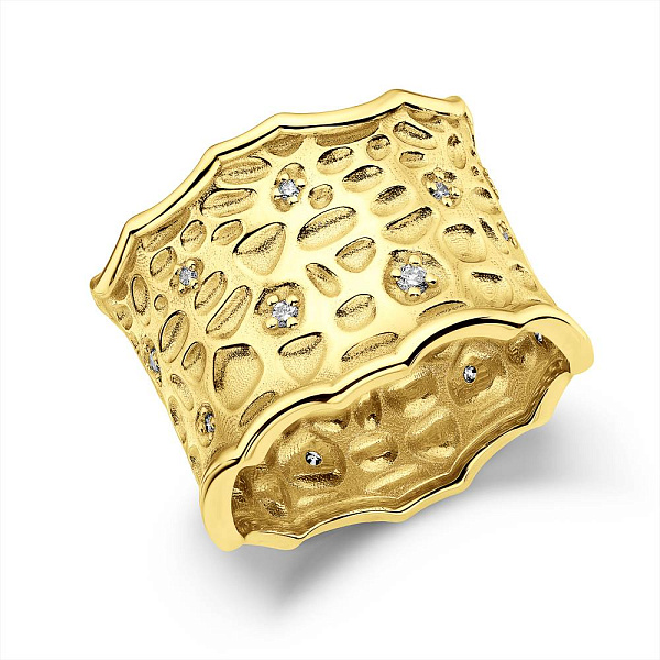 Кольцо из желтого золота Francelli (арт. 1401120ж) – изображение 1