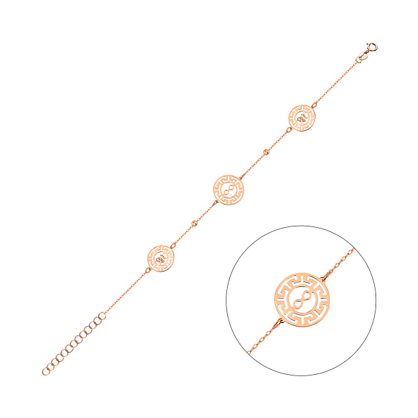 Золотий браслет Олімпія (арт. 326942) – зображення 1