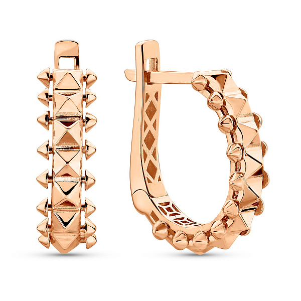 Серьги из красного золота (арт. 1091644) – изображение 1