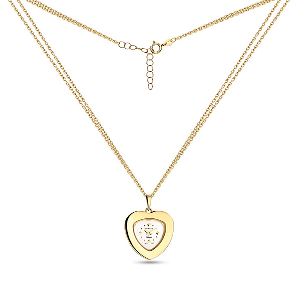 Часы-колье из желтого золота (арт. 260111ж) – изображение 1