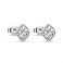 Серебряные пусеты с фианитами (арт. 7518/6960) – изображение 1