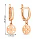 Золоті сережки з підвісками (арт. 108487) – зображення 2