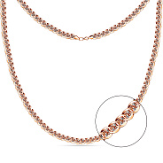 Кольє з червоного золота з родіюванням (арт. 350822р)