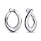 Серьги из серебра без камней (арт. 7502/9806) – изображение 1